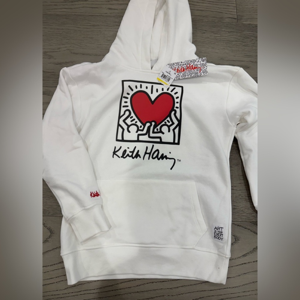 Keith Haim White Hoodie Sweatshirt